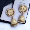 Stunning Yellow Jhumkas
