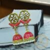 Beautiful Red Jhumkas