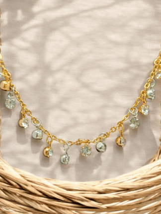 Exquisite Gold Royal Queen Pearl Necklace - Image 3