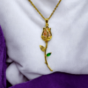 Rose Pendant Necklace - Image 3