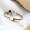 Gold Bracelet with Star Design