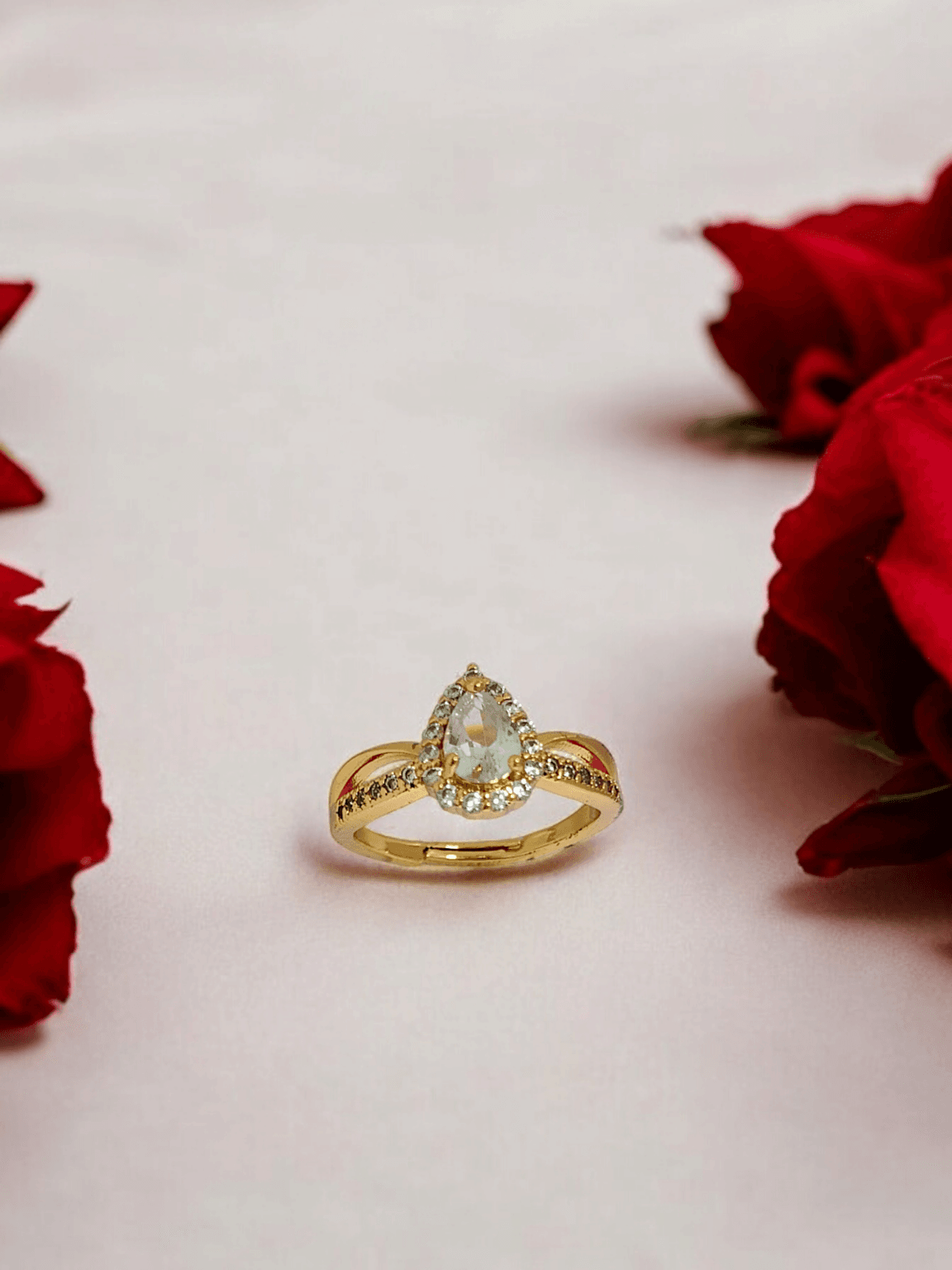 American Diamond Stone Ring - Image 2