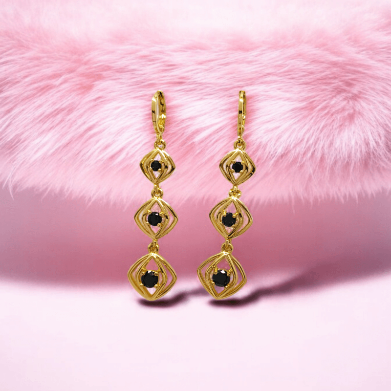 Black Diamond Earrings