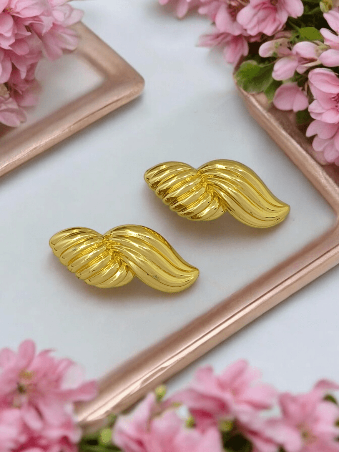 Stunning Gold-Plated Earrings