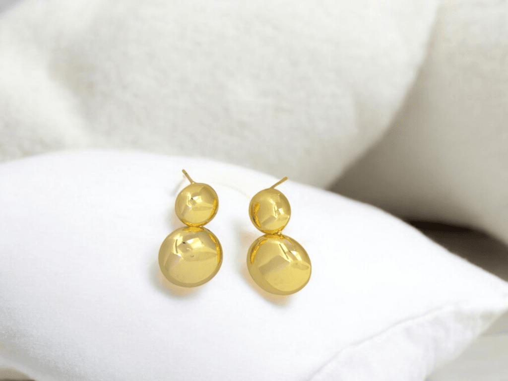 Stunning Gold-Plated Earrings