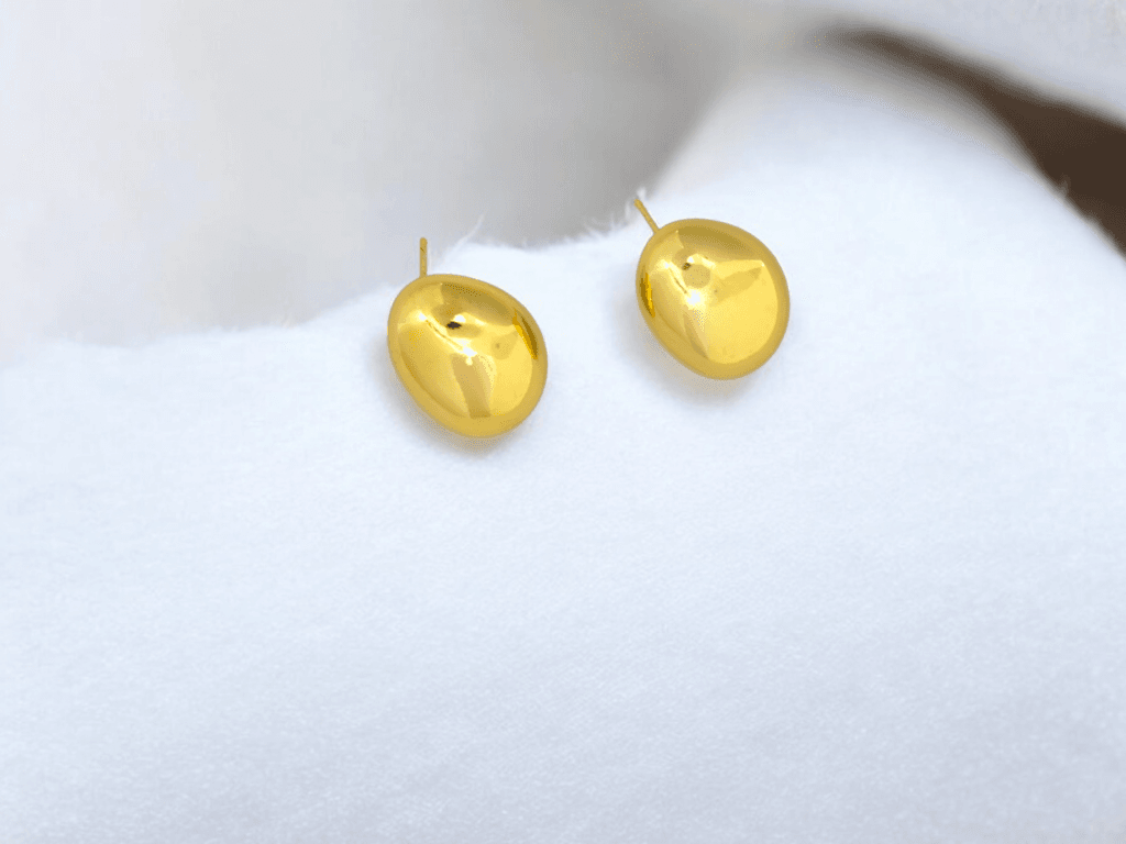 Stunning Gold-Plated Earrings - Image 2
