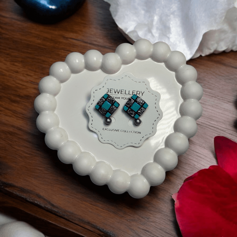 Mosaic Square Studs