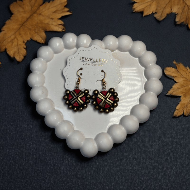 Vintage Cross Dangle Earrings