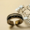 Monochrome Elegance Ring