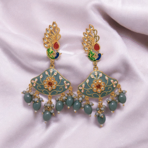 Royal Peacock Earrings