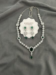 Emerald Necklace Set
