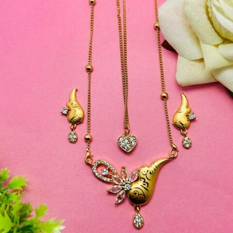 Floral Gold Necklace