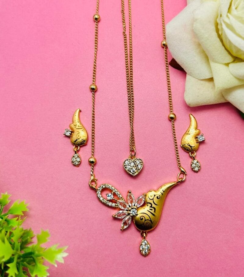 Floral Gold Necklace