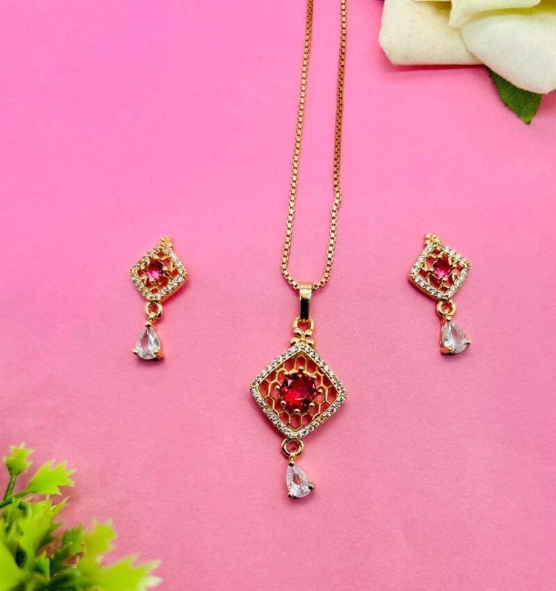 Ruby Drop Set