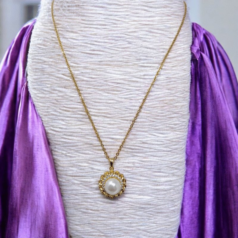 Golden Pearl Pendant