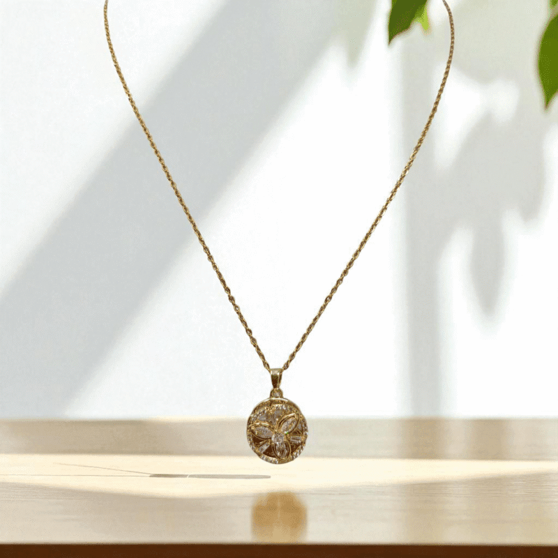 Golden Lotus Medallion