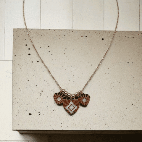 Rose Gold Charm Necklace