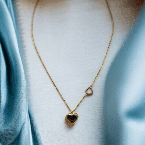 Golden Heart Necklace